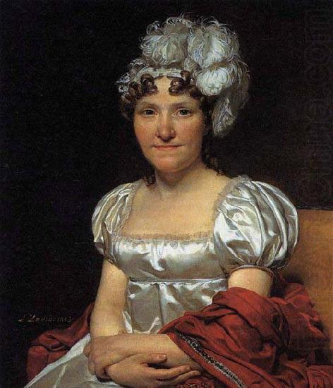 Jacques-Louis  David Portrait of Marguerite-Charlotte David china oil painting image